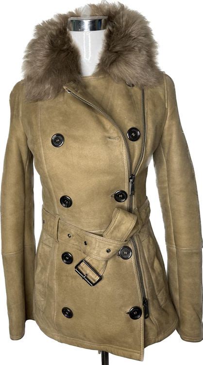 lammfelljacke burberry|Burberry cashmere jacket.